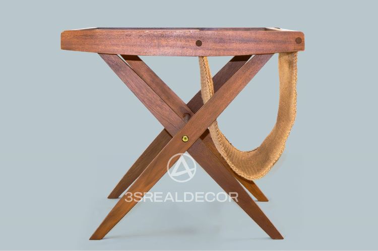 MAGAZINE RACK WITH FABRIC